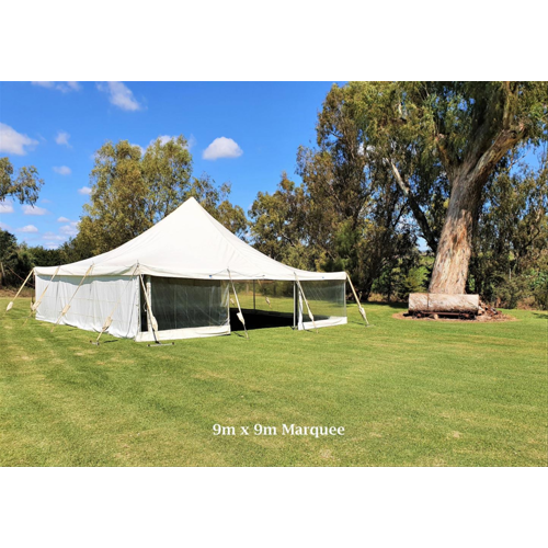 9m x 9m Marquee at willowbend